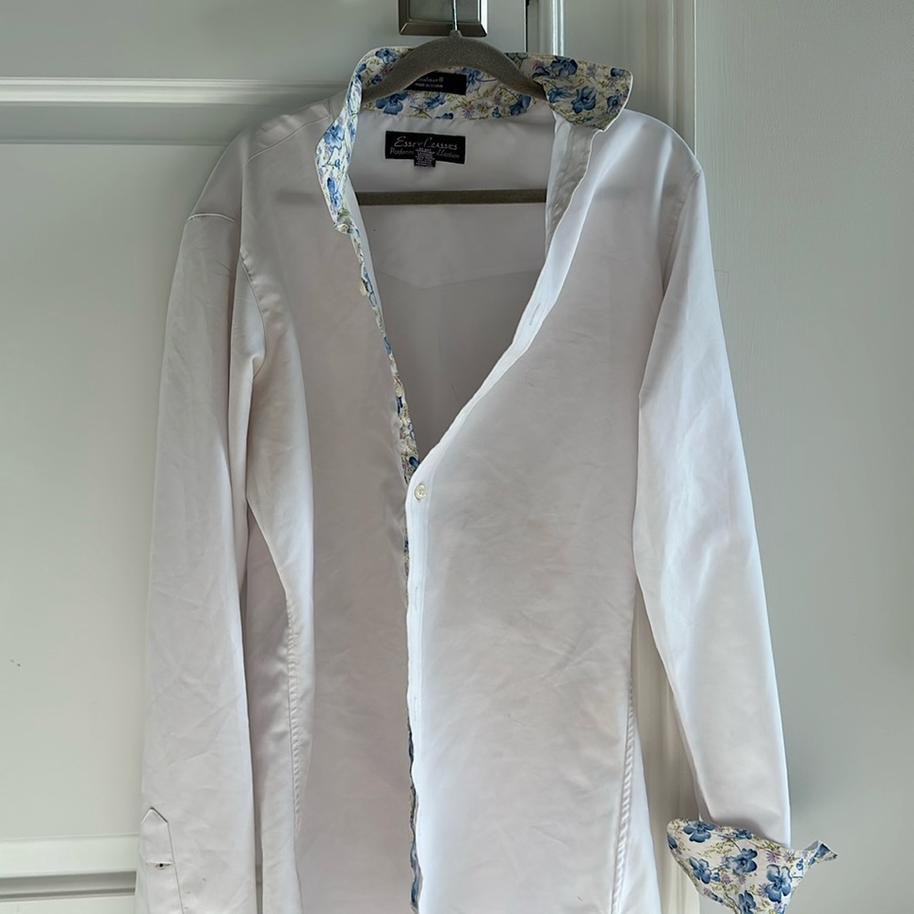 Essex Classic Performance Collection Show Shirt Size 30